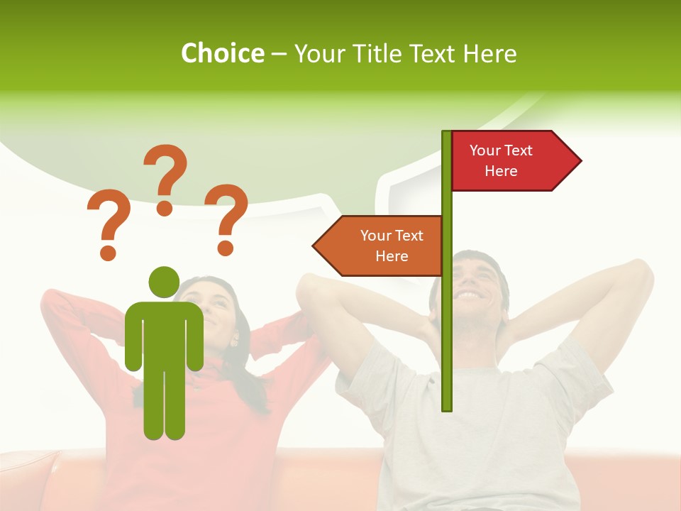 Sofa Home Resting PowerPoint Template