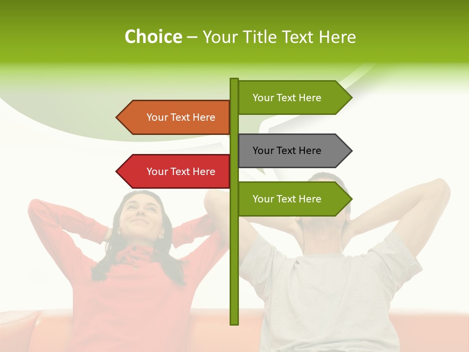 Sofa Home Resting PowerPoint Template