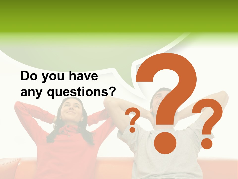 Sofa Home Resting PowerPoint Template