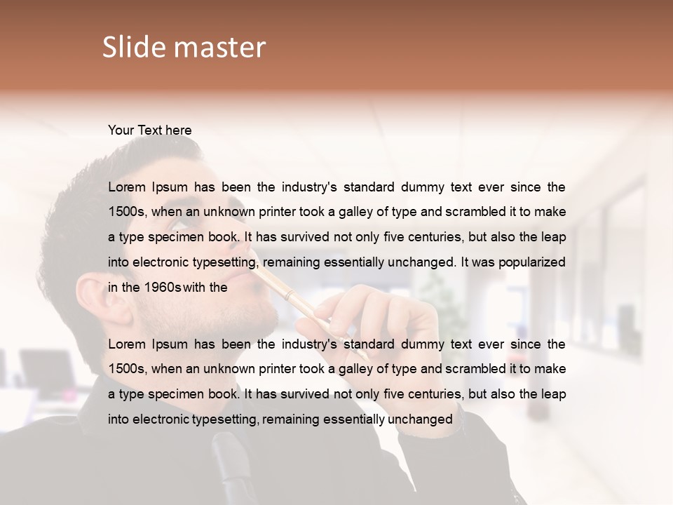 Student Worker Copy PowerPoint Template