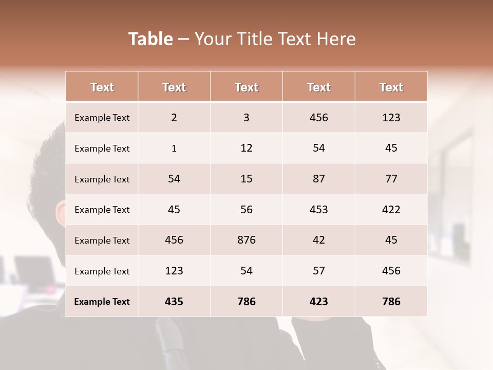 Student Worker Copy PowerPoint Template
