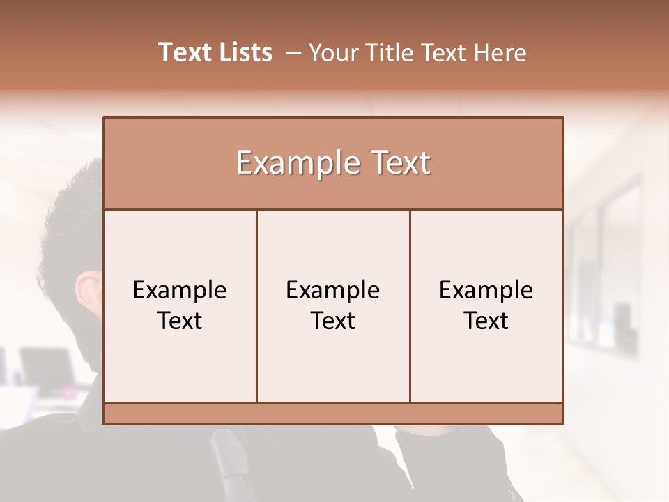 Student Worker Copy PowerPoint Template
