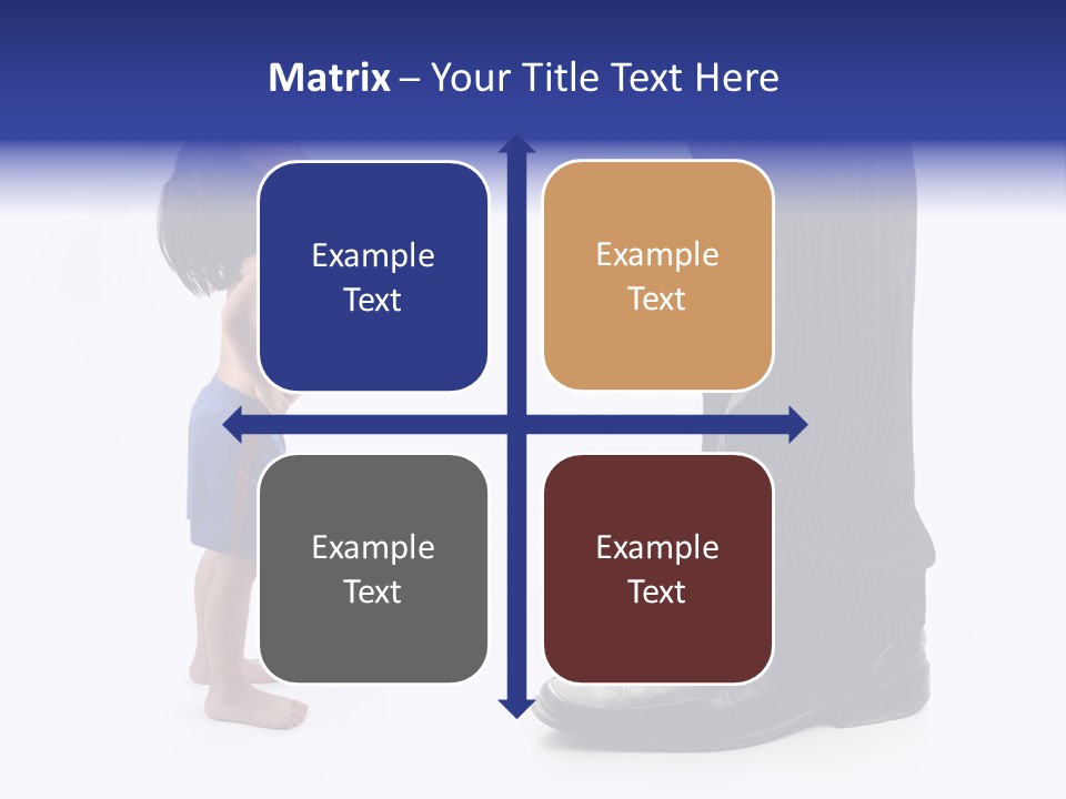 Isolated Job Leadership PowerPoint Template