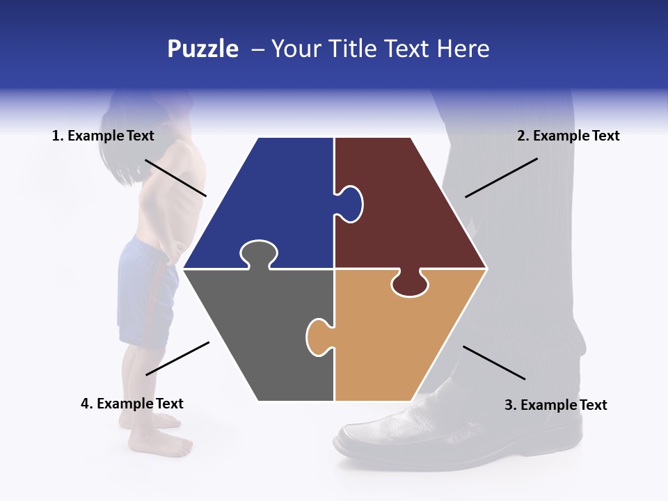 Isolated Job Leadership PowerPoint Template