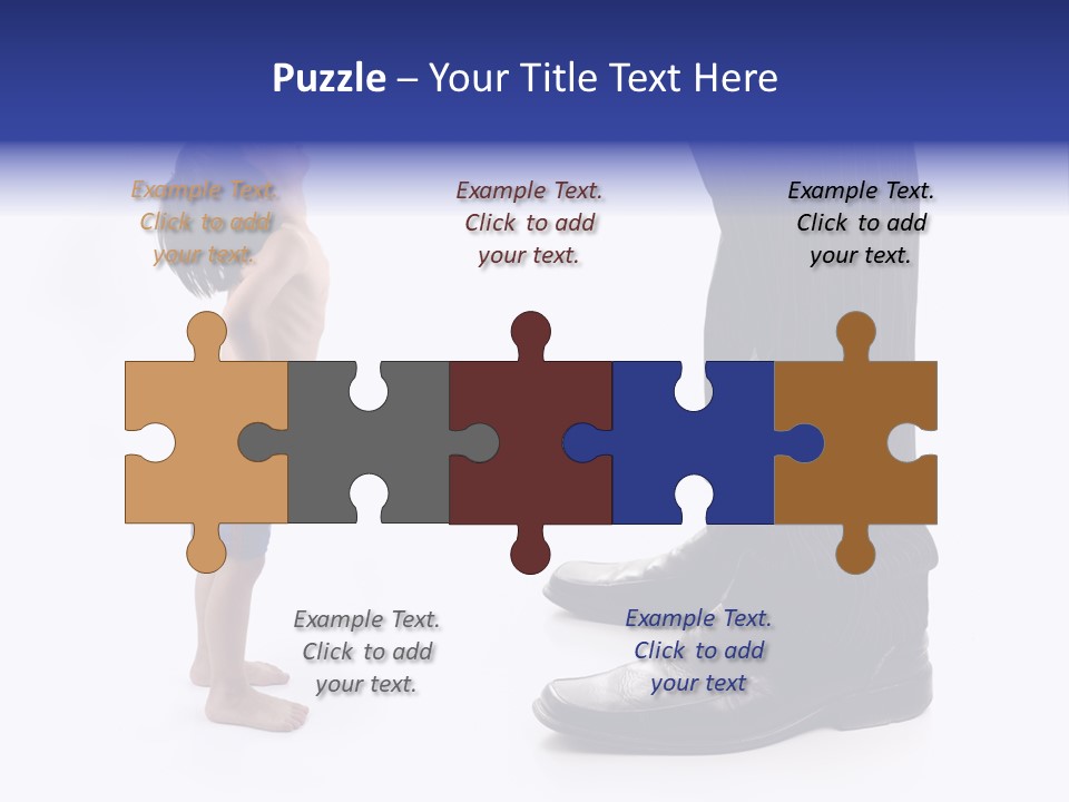 Isolated Job Leadership PowerPoint Template