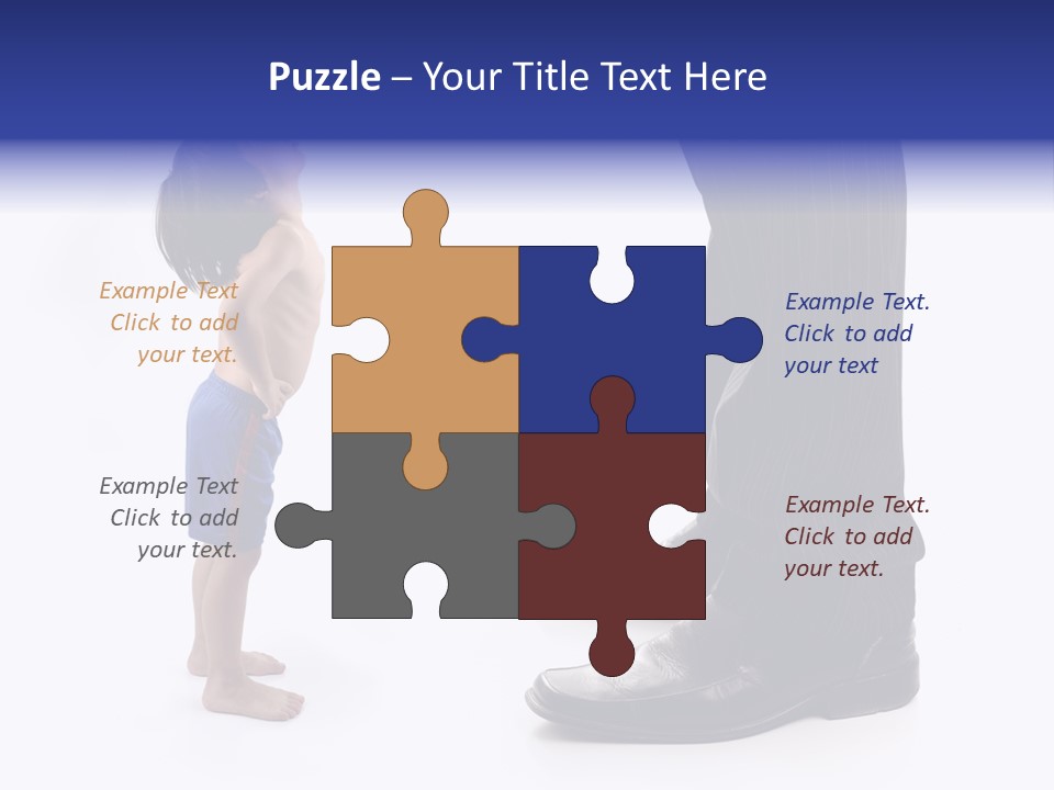 Isolated Job Leadership PowerPoint Template