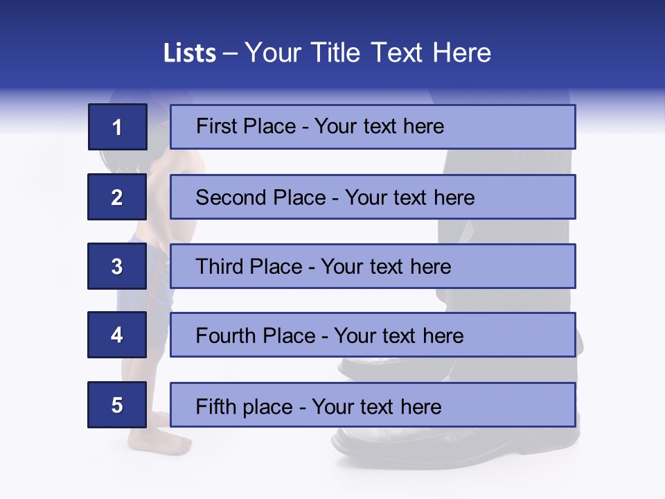 Isolated Job Leadership PowerPoint Template