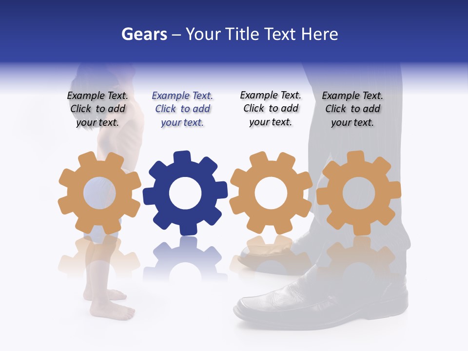 Isolated Job Leadership PowerPoint Template