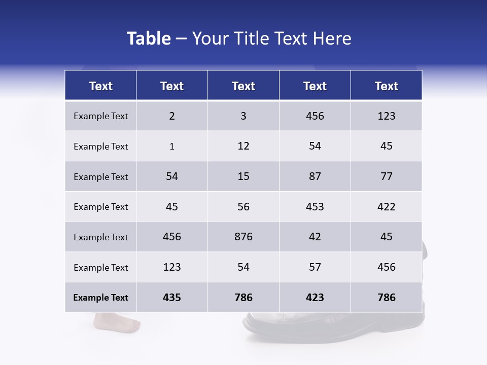 Isolated Job Leadership PowerPoint Template
