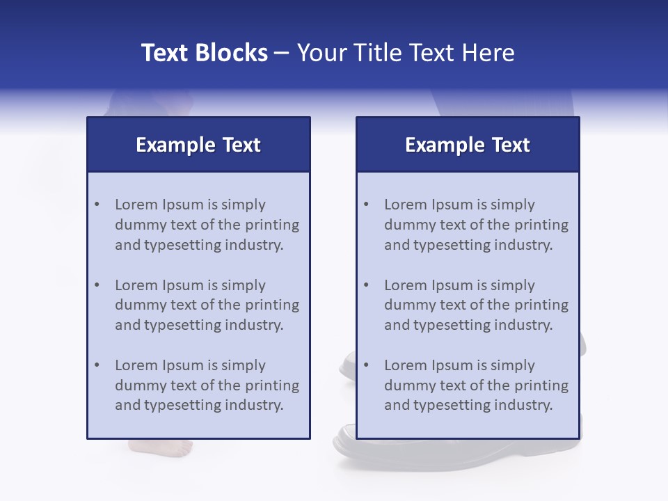 Isolated Job Leadership PowerPoint Template