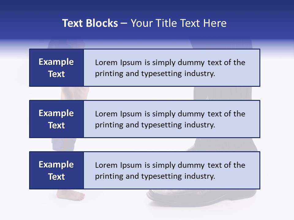 Isolated Job Leadership PowerPoint Template