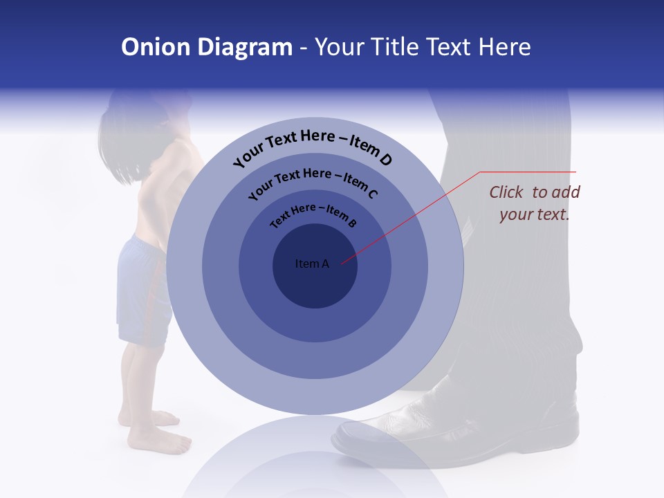 Isolated Job Leadership PowerPoint Template