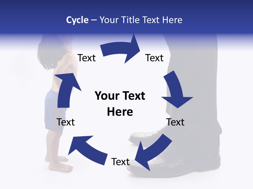 Isolated Job Leadership PowerPoint Template