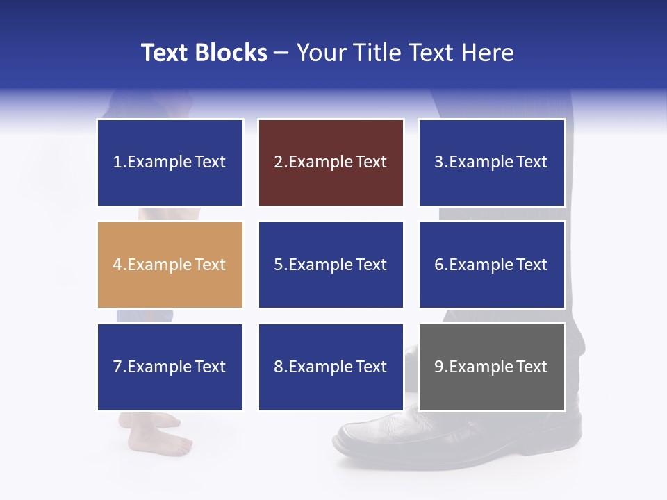 Isolated Job Leadership PowerPoint Template