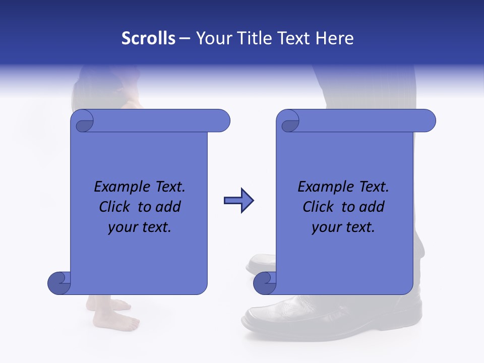 Isolated Job Leadership PowerPoint Template