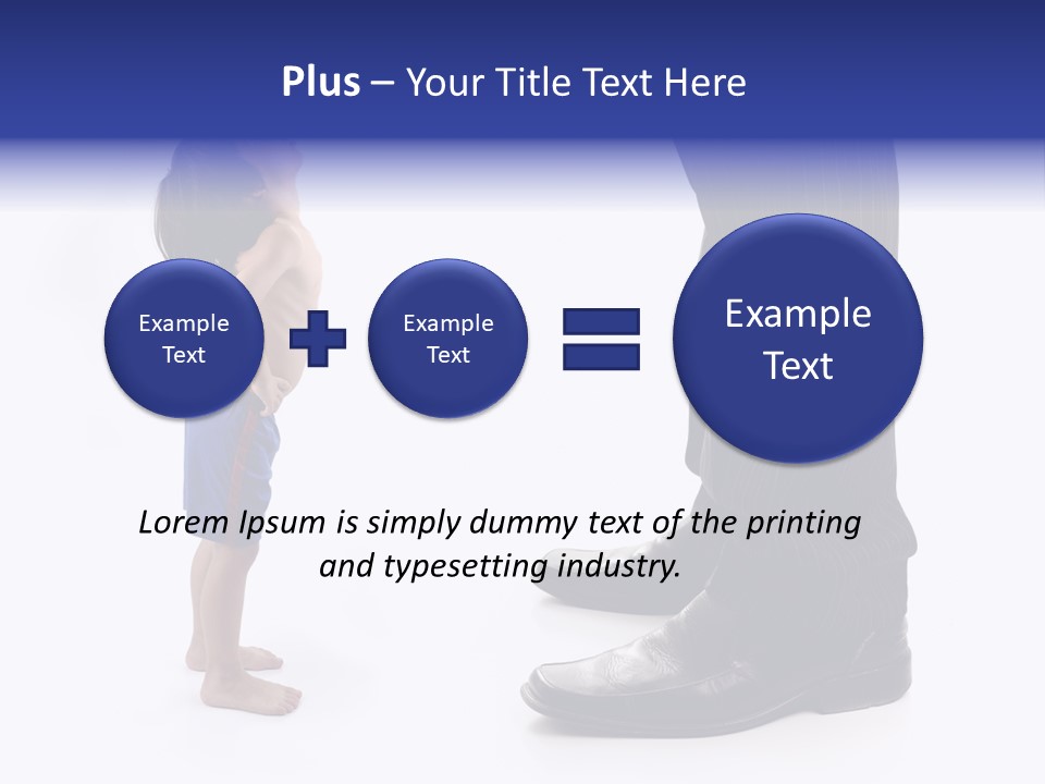Isolated Job Leadership PowerPoint Template
