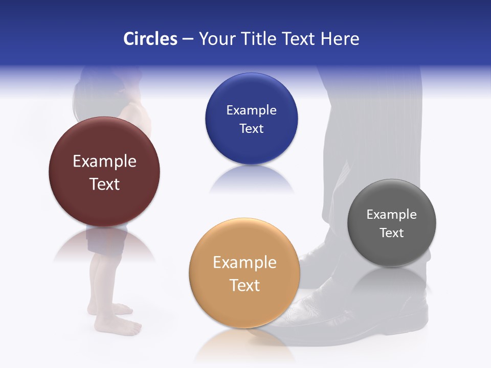 Isolated Job Leadership PowerPoint Template