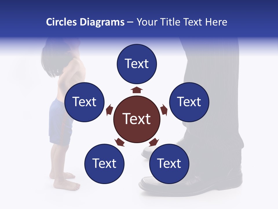 Isolated Job Leadership PowerPoint Template