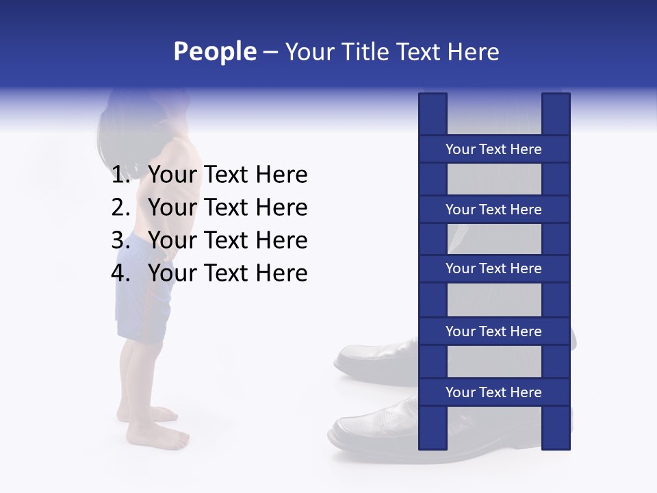 Isolated Job Leadership PowerPoint Template