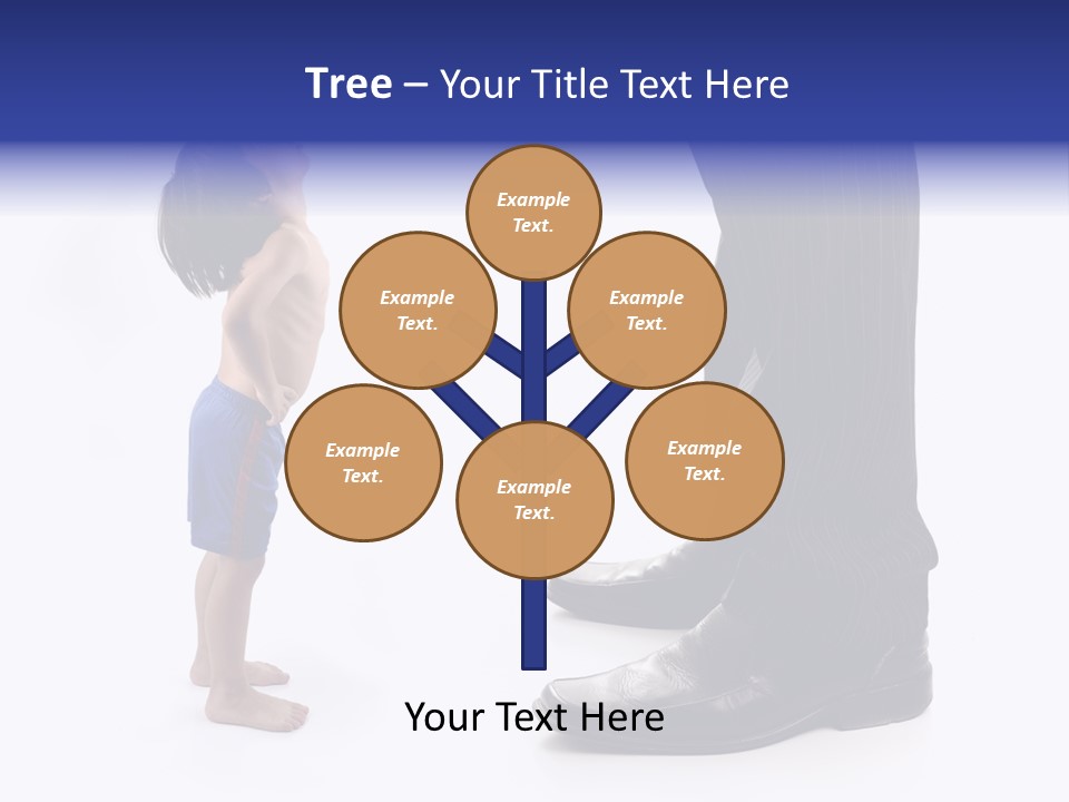 Isolated Job Leadership PowerPoint Template