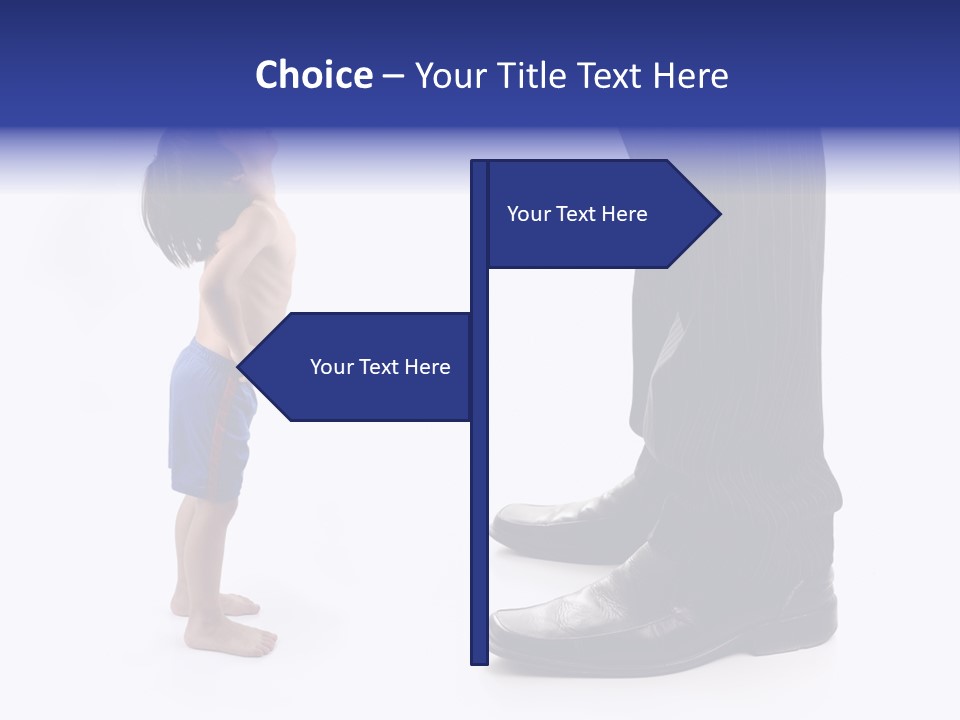 Isolated Job Leadership PowerPoint Template