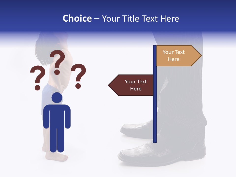 Isolated Job Leadership PowerPoint Template