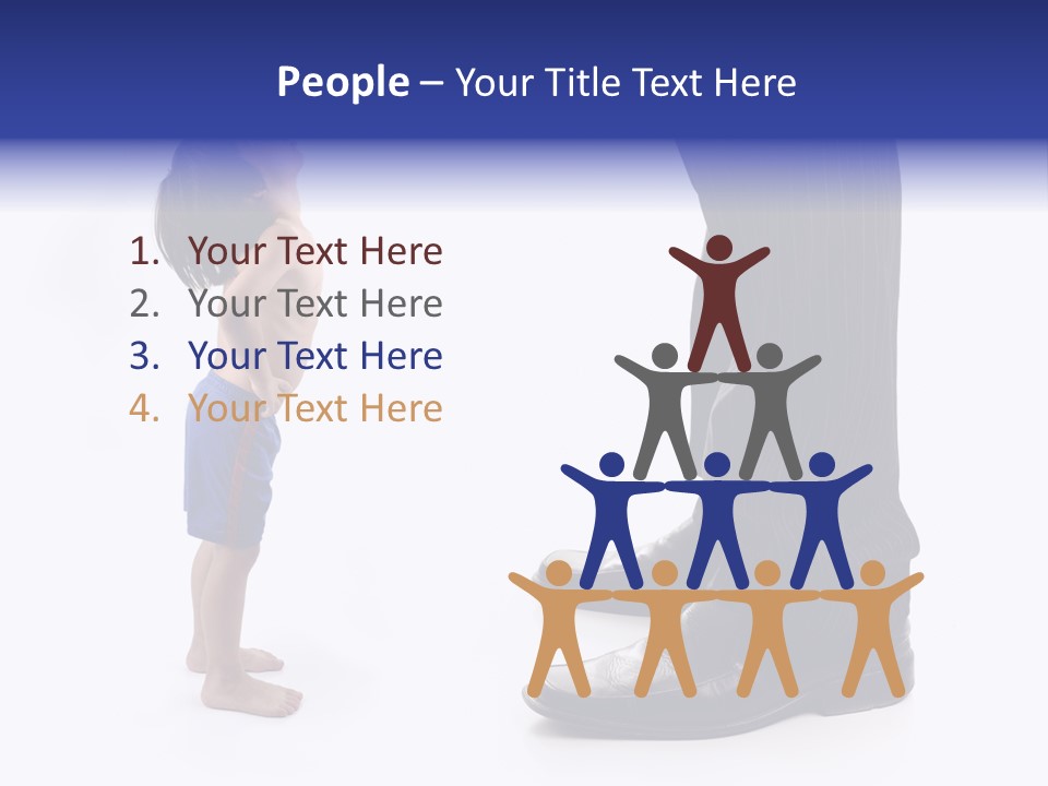 Isolated Job Leadership PowerPoint Template