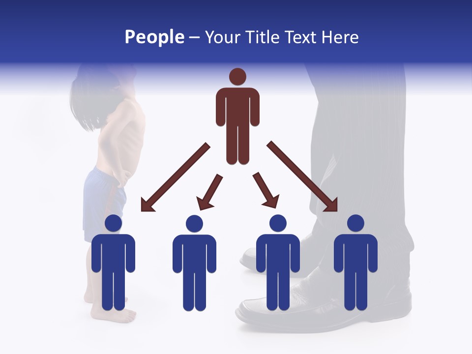 Isolated Job Leadership PowerPoint Template