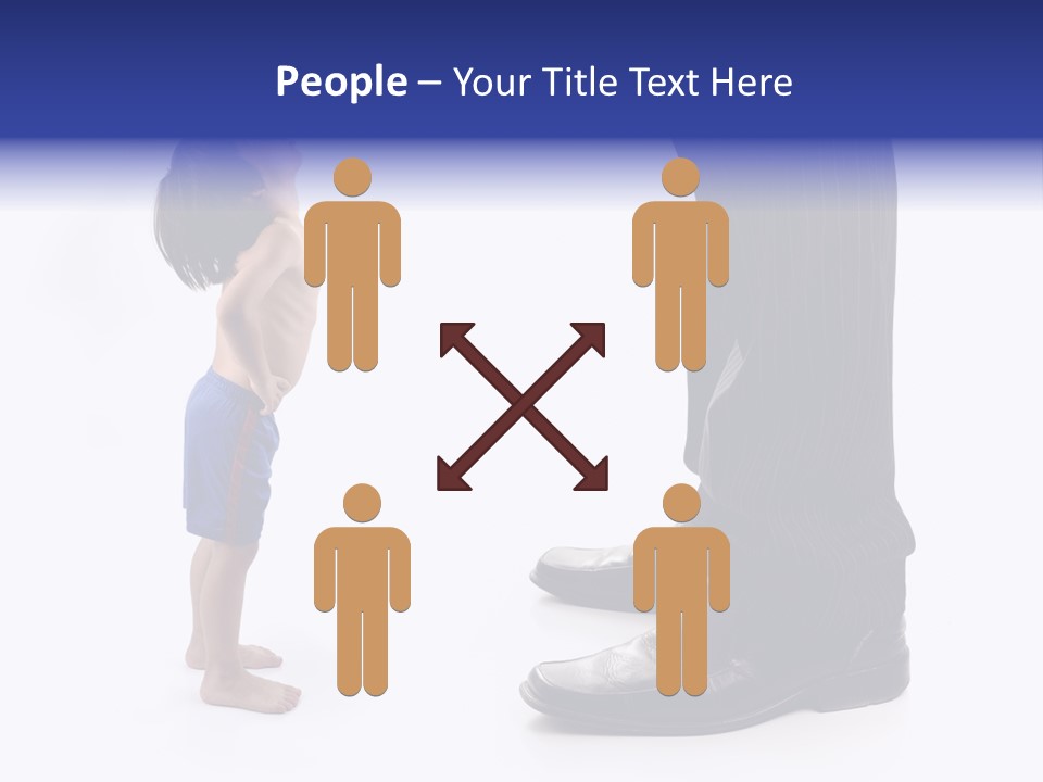 Isolated Job Leadership PowerPoint Template