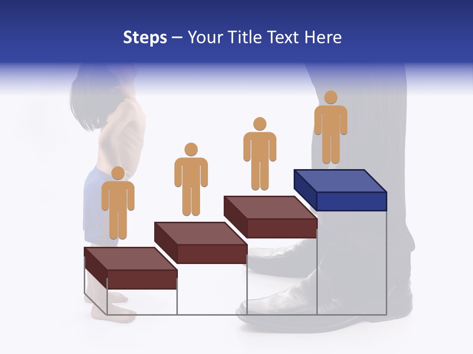 Isolated Job Leadership PowerPoint Template