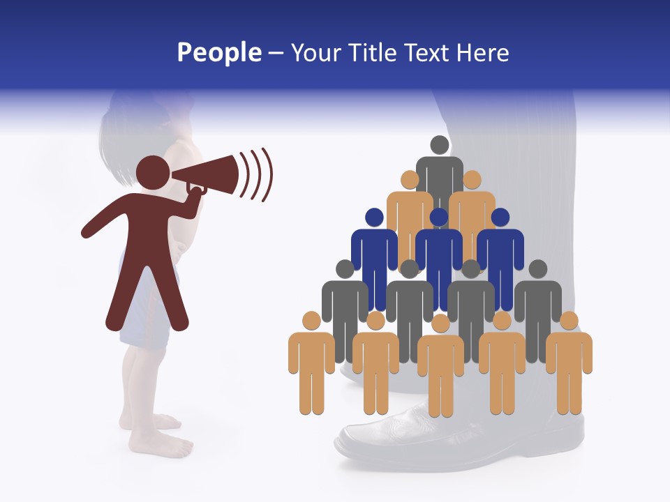 Isolated Job Leadership PowerPoint Template