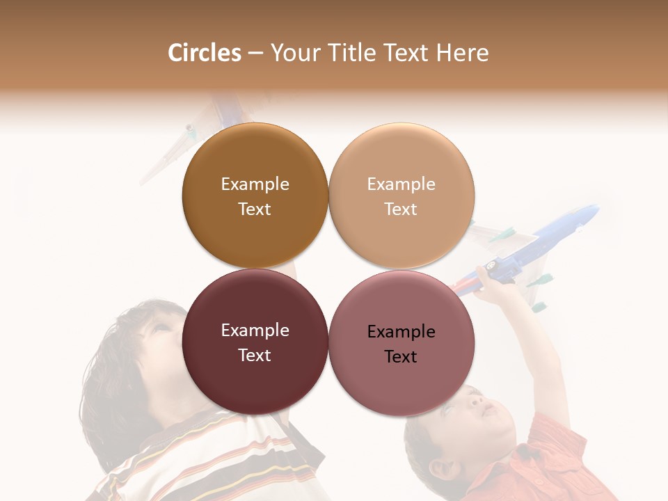 Flying Lifestyle Human PowerPoint Template