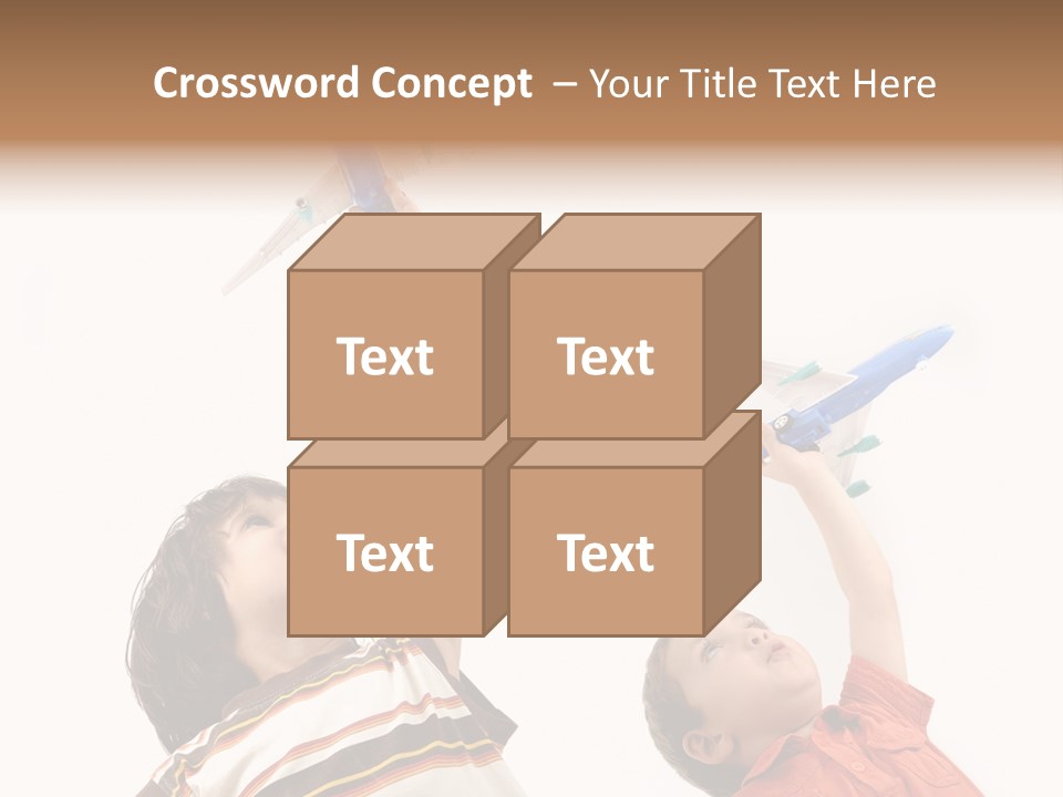 Flying Lifestyle Human PowerPoint Template