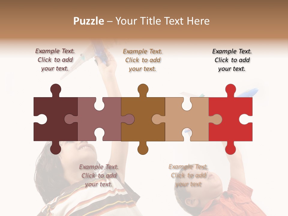 Flying Lifestyle Human PowerPoint Template