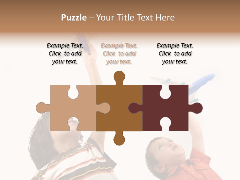 Flying Lifestyle Human PowerPoint Template