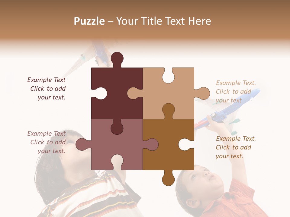 Flying Lifestyle Human PowerPoint Template