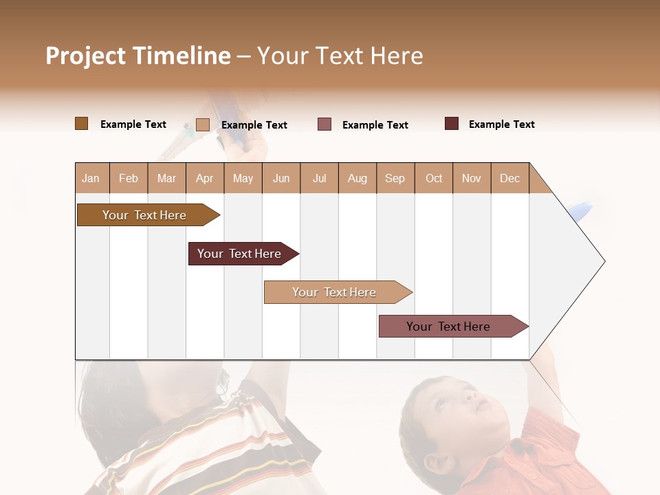 Flying Lifestyle Human PowerPoint Template