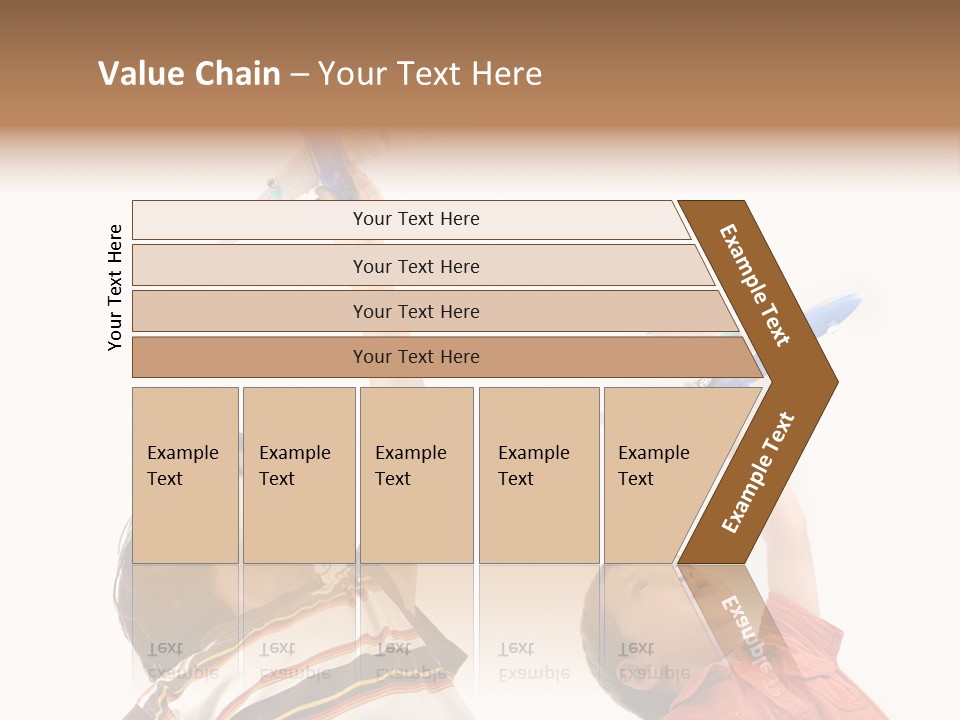 Flying Lifestyle Human PowerPoint Template