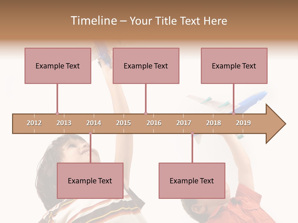 Flying Lifestyle Human PowerPoint Template