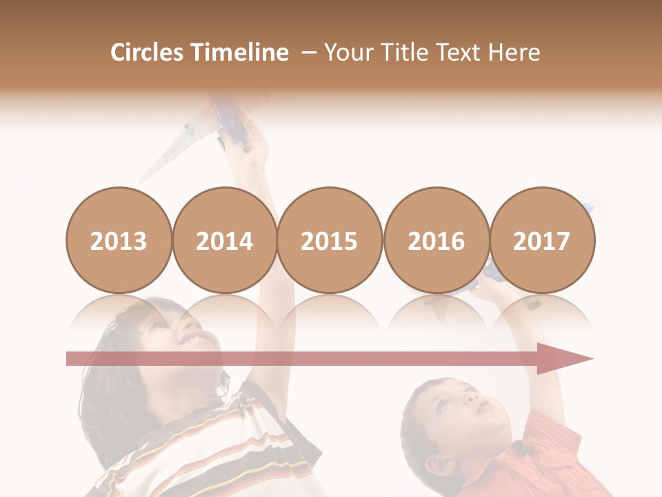 Flying Lifestyle Human PowerPoint Template