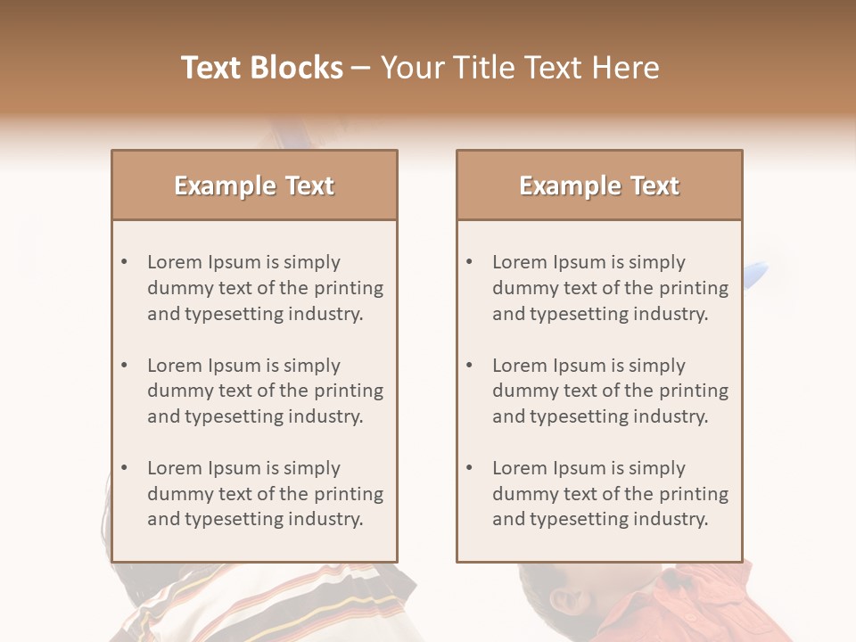 Flying Lifestyle Human PowerPoint Template