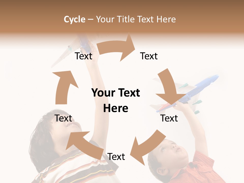 Flying Lifestyle Human PowerPoint Template