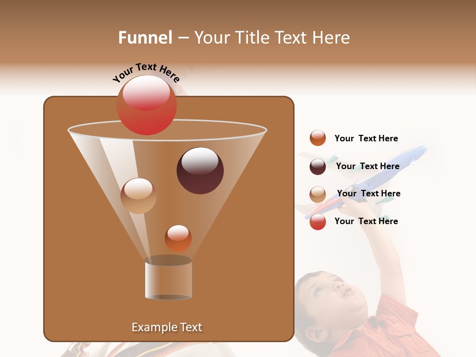 Flying Lifestyle Human PowerPoint Template