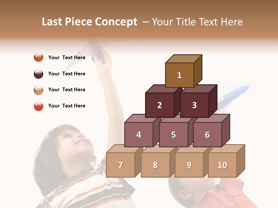 Flying Lifestyle Human PowerPoint Template