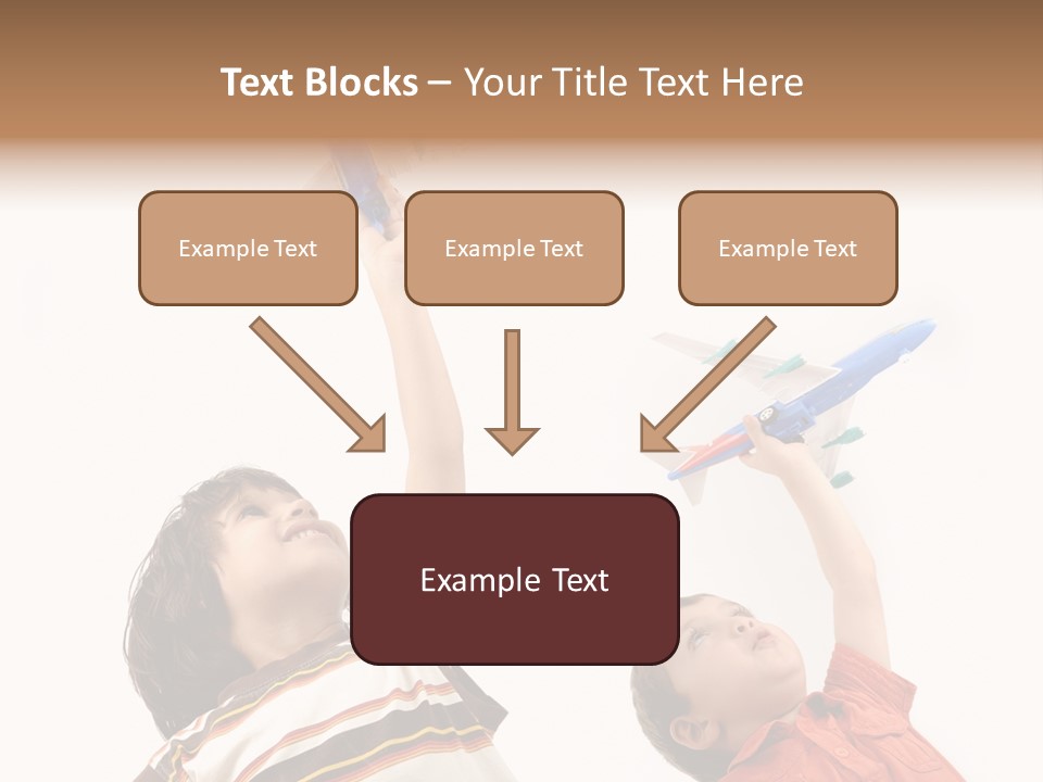 Flying Lifestyle Human PowerPoint Template