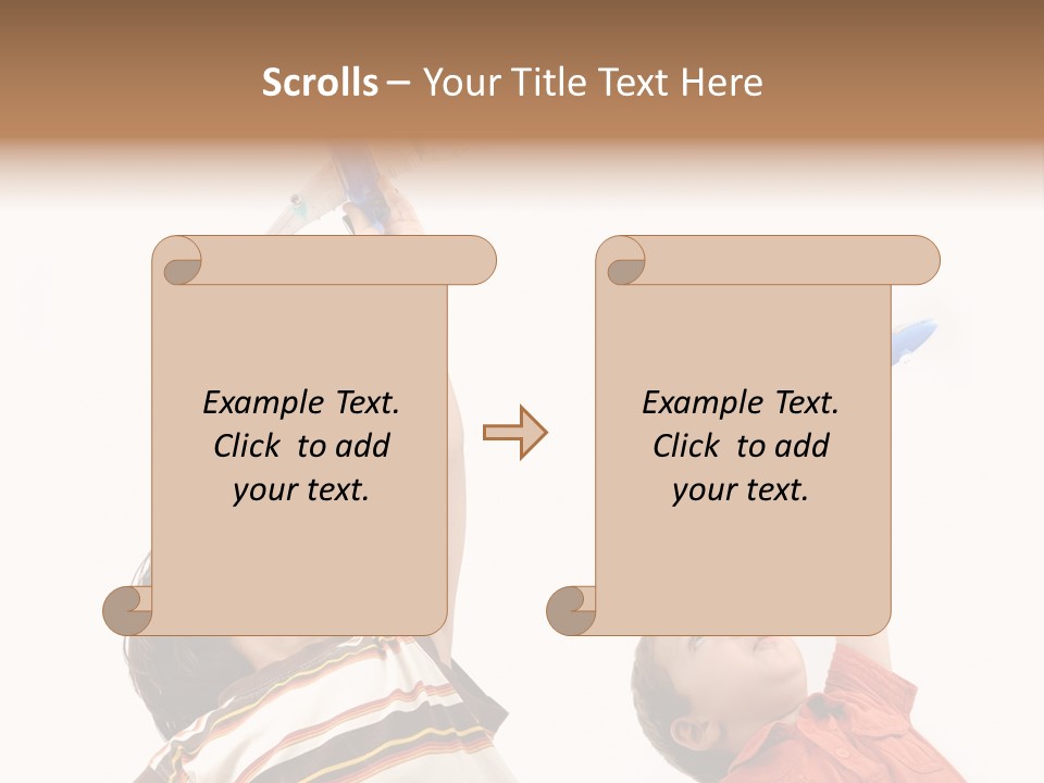 Flying Lifestyle Human PowerPoint Template