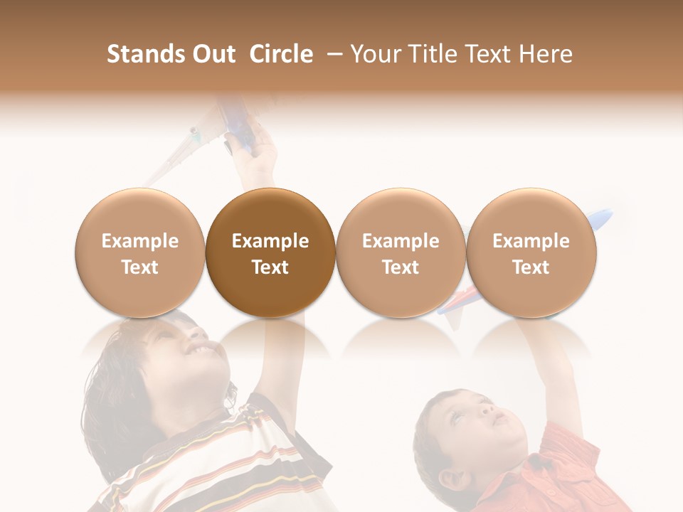 Flying Lifestyle Human PowerPoint Template