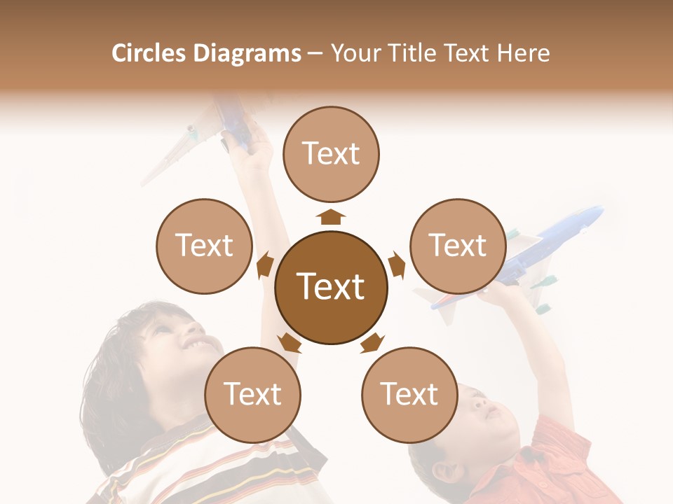 Flying Lifestyle Human PowerPoint Template