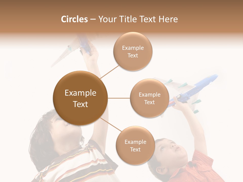 Flying Lifestyle Human PowerPoint Template