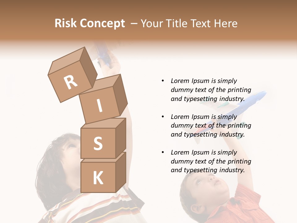 Flying Lifestyle Human PowerPoint Template